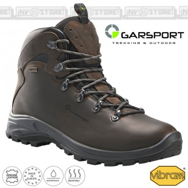 Scarpe GARSPORT STELVIO WATERPROOF Suola VIBRAM Scarponcini Trekking Boots Pelle