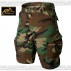 Bermuda HELIKON-TEX BDU Shorts Pants Uomo Softair Militari Outdoor US WOODLAND M81