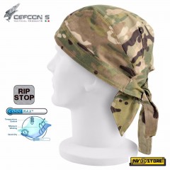 Bandana Mimetica Militare DEFCON 5 in RIPSTOP COOLMAX Traspirante Color MULTICAM