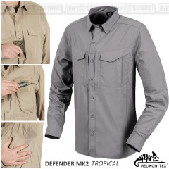 Camicia HELIKON-TEX Defender MK2 Tropical Shirt Militare Outdoor Castle Rock