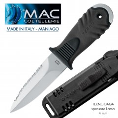 Knife Coltello SUB Tekno Daga MAC Coltellerie MADE IN ITALY Maniago 100% INOX