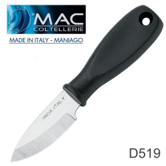 Coltello Apri Ostriche Cozze MAC Coltellerie D519 MADE IN ITALY Acciaio INOX