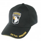 CAPPELLO BERRETTO AIRBORNE 101st **ORIGINALE 100%** US ARMY MILITARE SOFTAIR BK