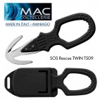 Taglia Cime Twin Rescue Knife MAC Coltellerie TS09 MADE IN ITALY Acciaio INOX