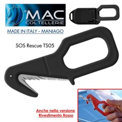 Taglia Cime Twin Rescue Knife MAC Coltellerie TS05 MADE IN ITALY Acciaio INOX