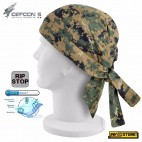 Bandana Mimetica Militare DEFCON 5 in RIPSTOP COOLMAX Traspirante MARPAT USMC