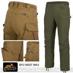 Pantaloni HELIKON-TEX SFU Next MK2 Pants Tattici Militari Outdoor Uomo VERDE OD