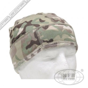 Cappello Militare Berretto MFH Fleece Softair Caccia Military WatchCap MultiCamo