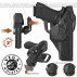 Fondina VEGA HOLSTER CAMA DCH8 con Doppia Sicura in POLIMERO - Glock 17-22-31-37