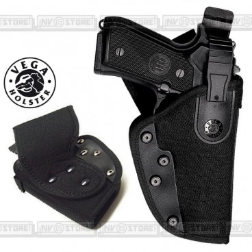 Fondina PH2 VEGA HOLSTER in Cordura per Glock 17 18 19 e simili, Sig Sauer P226