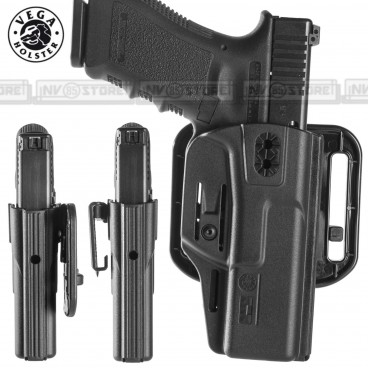 Fondina Half VEGA HOLSTER VKH POLIMERO GLOCK 17-19-22-23-26-28 Passanti INCLUSI Fondina Half VEGA HOLSTER VKH POLIMERO GLOCK 17-19-22-23-26-28 Passanti INCLUSI