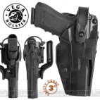 Fondina VEGA HOLSTER CAMA DCH8 con Doppia Sicura in POLIMERO - Glock 17-22-31-37