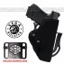 Fondina Half VEGA HOLSTER VKH POLIMERO GLOCK 17-19-22-23-26-28 Passanti INCLUSI