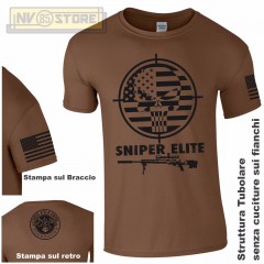 Maglia T-SHIRT GILDAN American Sniper Chris Kyle Teschio Maglietta Uomo STAMPA B