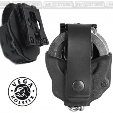 Porta Manette VEGA HOLSTER 8VP27 Polimero Termoformato Passante H 55mm Nero
