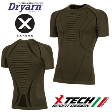 Maglia XTECH Tecnica X-TECH SPYDER Made in Italy TRASPIRANTE Outdoor Shirt OD