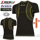 Maglia Tecnica X-TECH X-DRY Made in Italy 100% TRASPIRANTE Outdoor Shirt BK