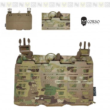 Tasca VERLAC CORSO Front Panel DAGGER Caricatori M4/AK MULTICAMO Laser Cut Tasca VERLAC CORSO Front Panel DAGGER Caricatori M4/AK MULTICAMO Laser Cut