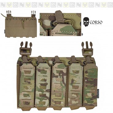 Tasca VERLAC CORSO Front Panel DAGGER Caricatori MP5/MP7 MULTICAMO Laser Cut Tasca VERLAC CORSO Front Panel DAGGER Caricatori MP5/MP7 MULTICAMO Laser Cut
