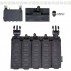 Tasca VERLAC CORSO Front Panel DAGGER Caricatori MP5/MP7 BLACK NERO Laser Cut