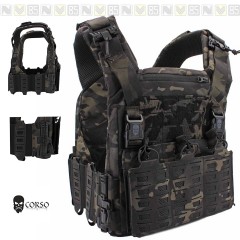 Vest Tattico VERLAC CORSO Plate Carrier Drake mk4 Militare Softair RANGER GREEN