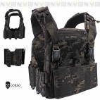 Gilet Tattico HELIKON-TEX Guardian Chest Rig MULTICAM&reg; CORDURA&reg; Militare Softair
