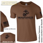 Maglia T-SHIRT GILDAN Militare Marines Marine Corps USMC Maglietta Uomo STAMPA B