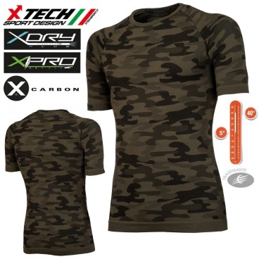 Maglia XTECH Tecnica X-TECH X-Mimetic Made in Italy TRASPIRANTE Outdoor Shirt