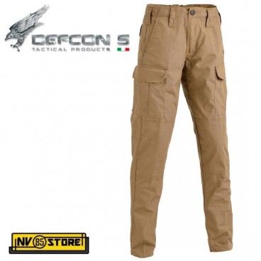 Pantaloni DEFCON 5 Basic Outdoor Tactical Pants RIP-STOP Militare Softair COYOTE