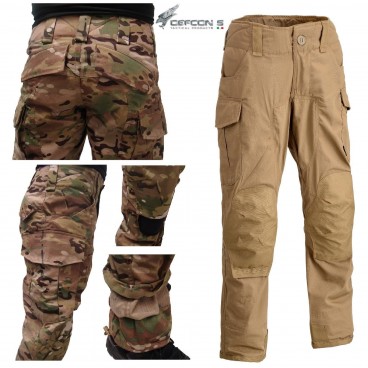 Pantaloni DEFCON 5 Panther Outdoor Tactical Pants RIP-STOP Militare Softair BK 