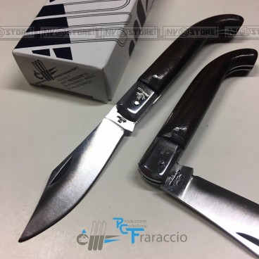 Coltello Artigianale FRARACCIO Pugliese MADE IN ITALY Manico Palissandro 17 cm