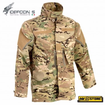 Giacca Tattica Tactical Jacket DEFCON 5 Multicam YKK Manica Lunga Combat Shirt