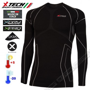 Maglia XTECH Tecnica Termica X-TECH RACE3 -20° Thermal Shirt Made in Italy 100%