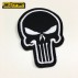 Patch Ricamata Skull Sniper Navy Seals Teschio 8 x 6 cm Militare BK con Velcrogr