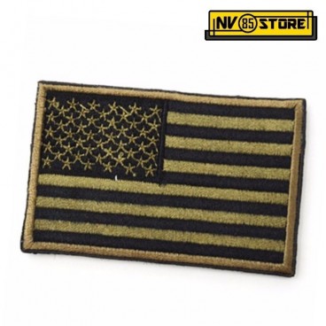 Patch Bassa Visibilità USA Stati Uniti America 8x5 Militare Softair Velcrogrip M