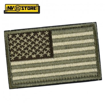 Patch Bassa Visibilità USA Stati Uniti America 8x5 Militare Softair Velcrogrip O